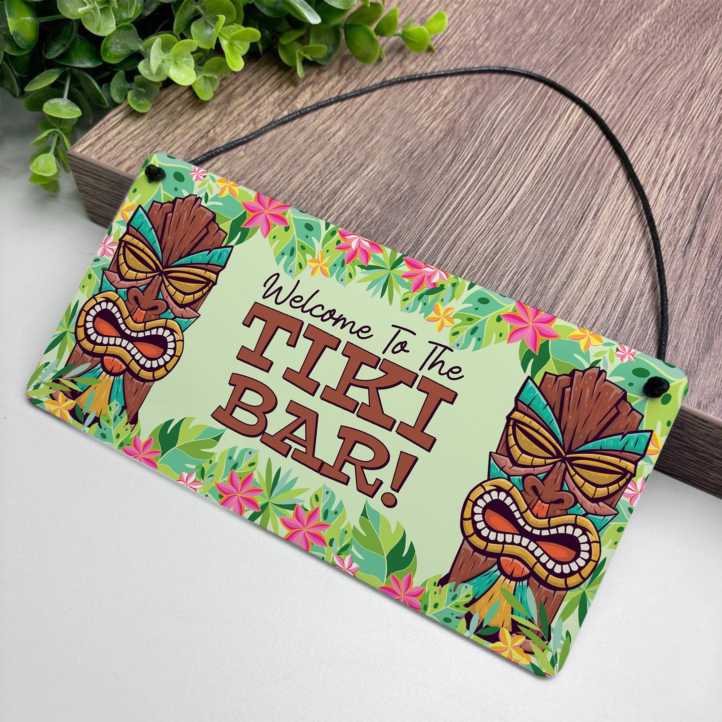 Tiki Bar Sign For Home Bar Hanging Wall Door Welcome Sign Funny