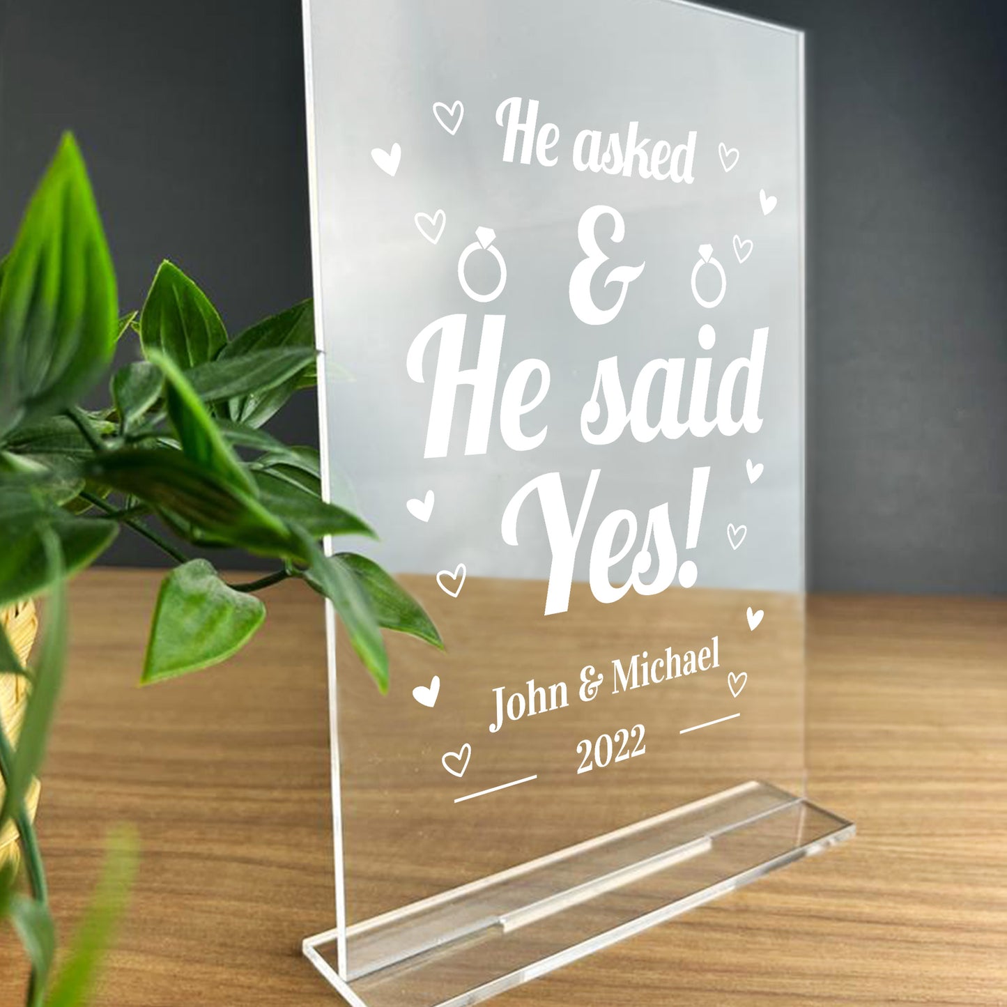 Engagement Gift For Gay Couples Him Her Friend Engagement Date