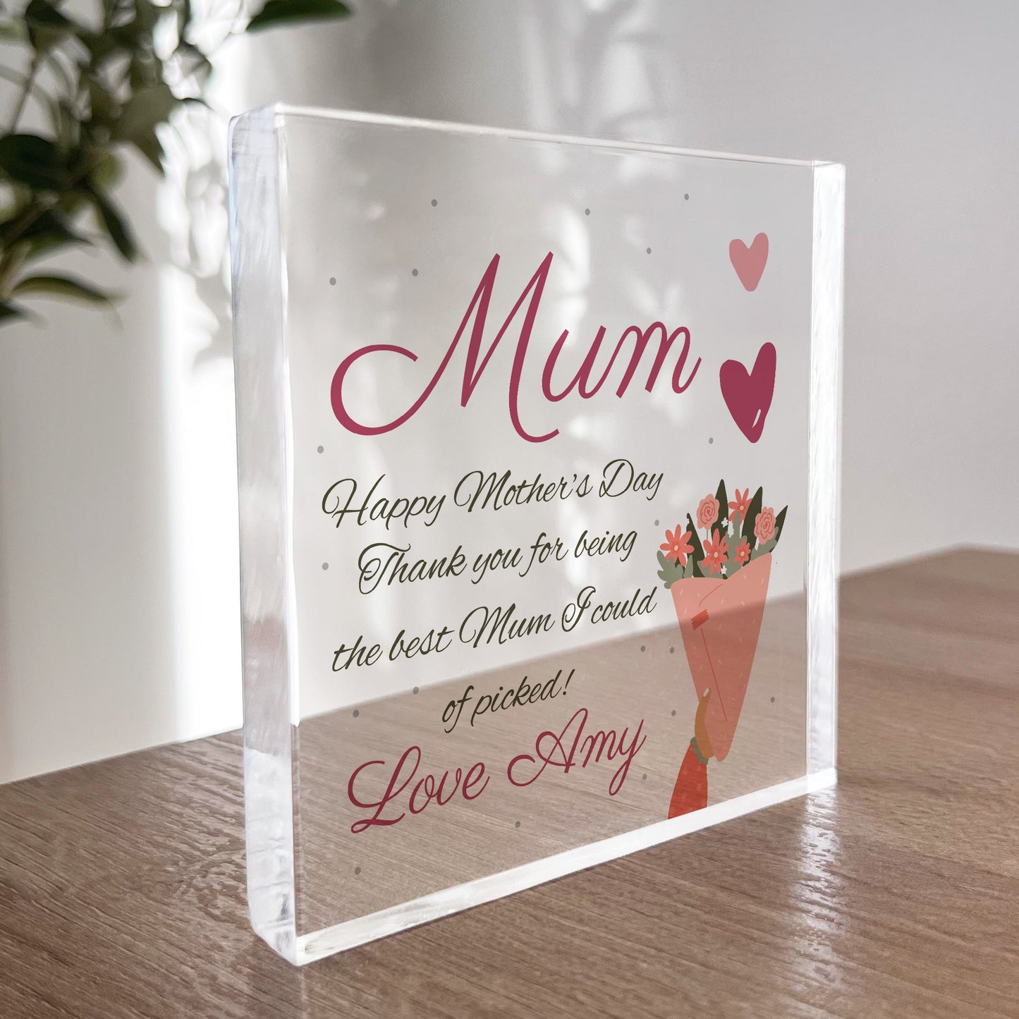 Mothers Day Gifts For Mum Thank You Gift From Daughter Son