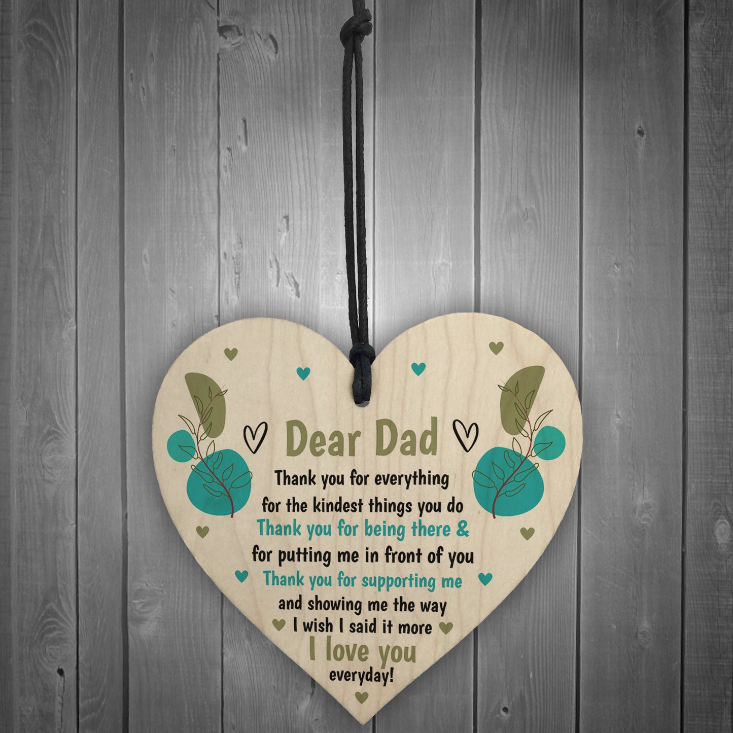 Cute Thank You Dad Love You Gift Fathers Day Birthday Christmas