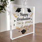 Happy Graduation Gift For Daughter Son Freestanding Block