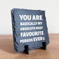 FUNNY Anniversary Valentines Day Gifts For Him FAVOURITE PERSON