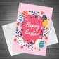 Happy Easter Greetings Card For Kids Children Students Teacher