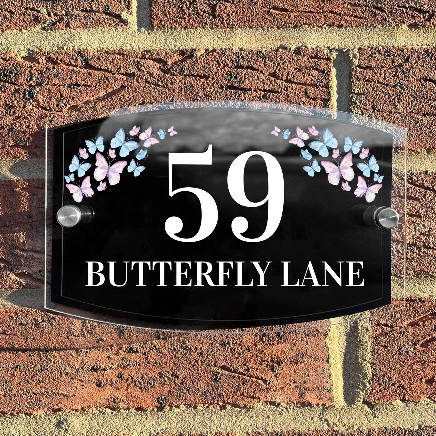 House Numbers Plaques Contemporary Personalised House Signs Door