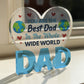 Gifts For Dad Birthday Gifts Plaque BEST DAD IN THE WORLD