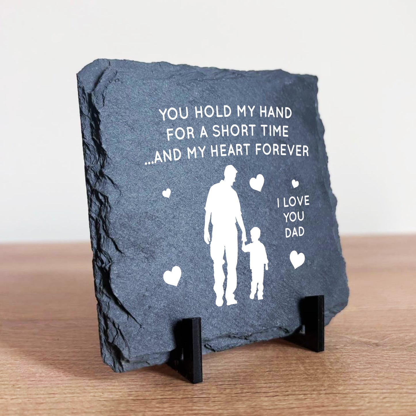 Dad Gifts From Son Father And Son Gift Slate Plaque Dad Son Gift