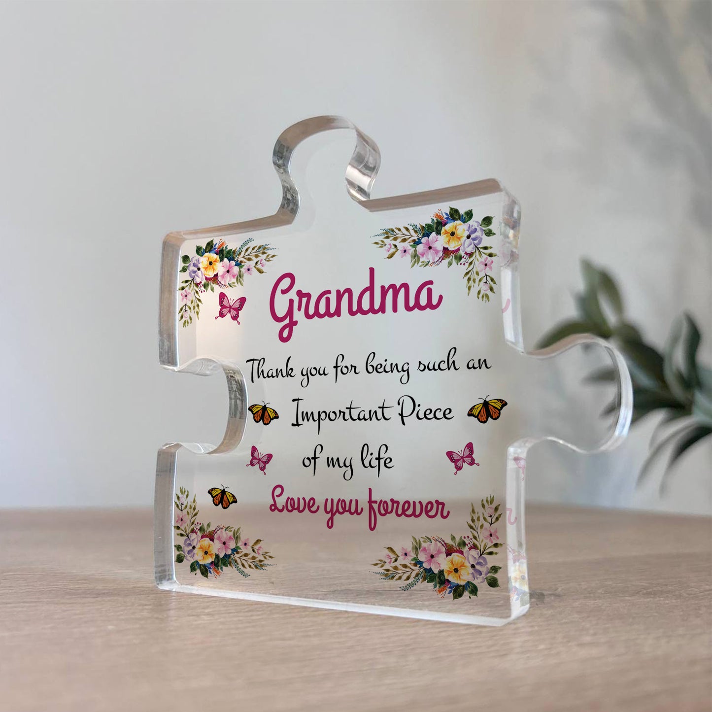 Grandma Birthday Gifts Presents Standing Plaque Keepsake