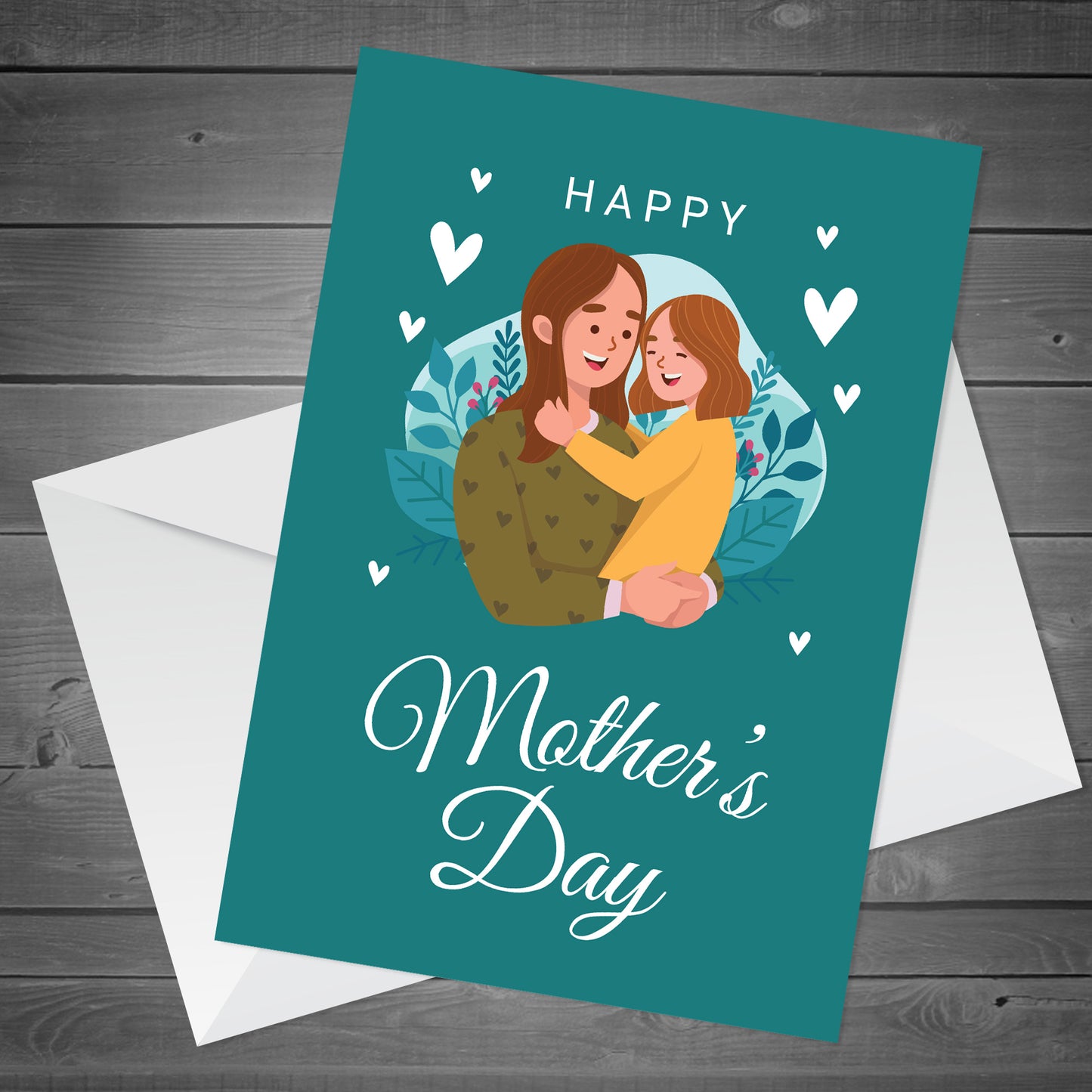 Happy Mothers Day Card For Mum From Daughter Cute Mothers Day