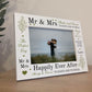 Wedding Frame 7X5 Picture Frame Wedding Gifts for Couple