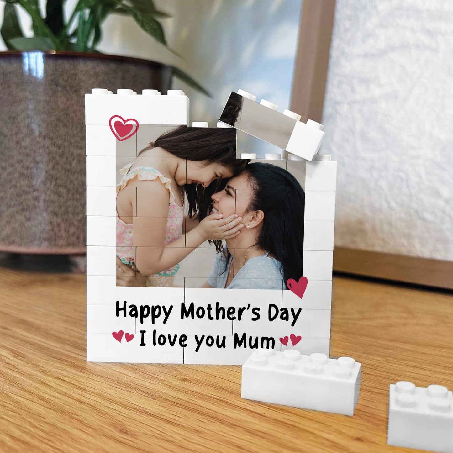 Happy Mothers Day Personalised Gift For Mum Building Block Gift