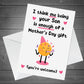 Funny Mothers Day Card For Mum Joke Mum Card Mum Card From Son
