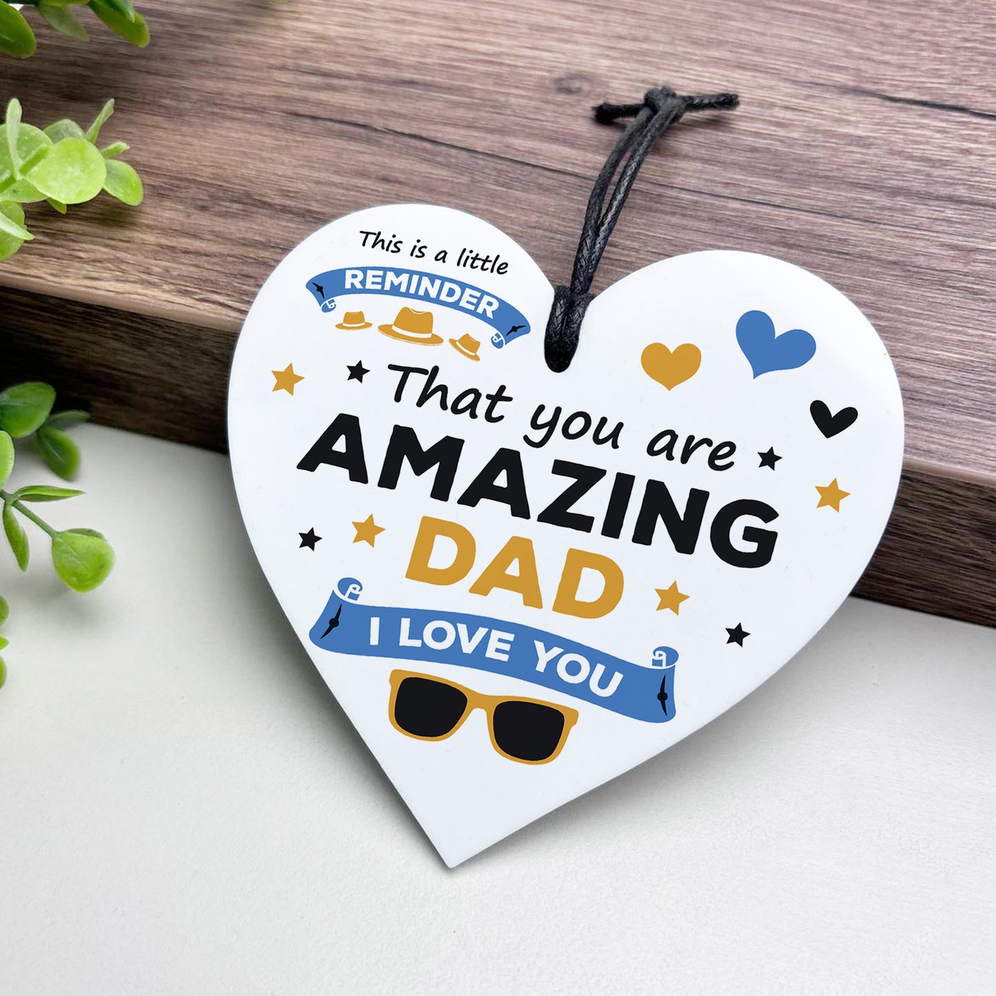 Gift For Dad For Fathers Day Birthday Amazing Dad Plaque Gift