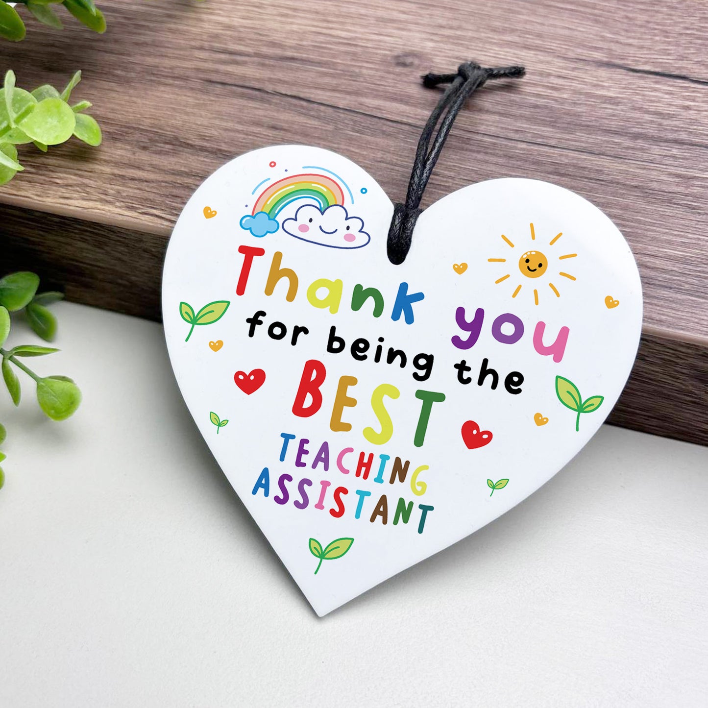 Gift For BEST TEACHING ASSISTANT Gift For Him Her TA Plaque