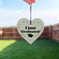 Novelty Graduation Gift Wood Keyring I JUST GRADUATED Gift