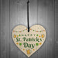 Happy St Patricks Day Wood Heart St Patrick's Day-Irish Day Gift