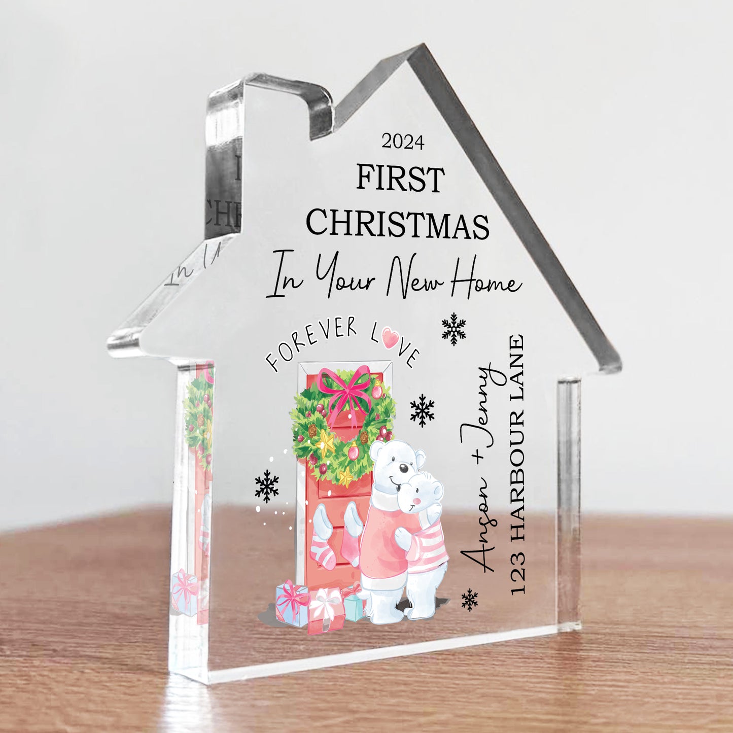 1st Christmas In Your New Home Personalised House Warming Gifts