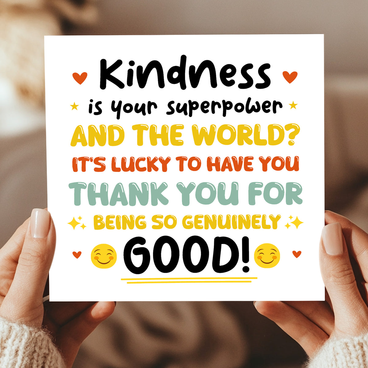 Thank You Card For Best Friend Colleague Volunteer Friend