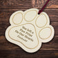 Pet Memorial Tree Decorations Engraved Christmas Bauble For Pets