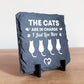 Funny Cat Slate Plaque Gift For Cat Owners Funny Pet Gifts