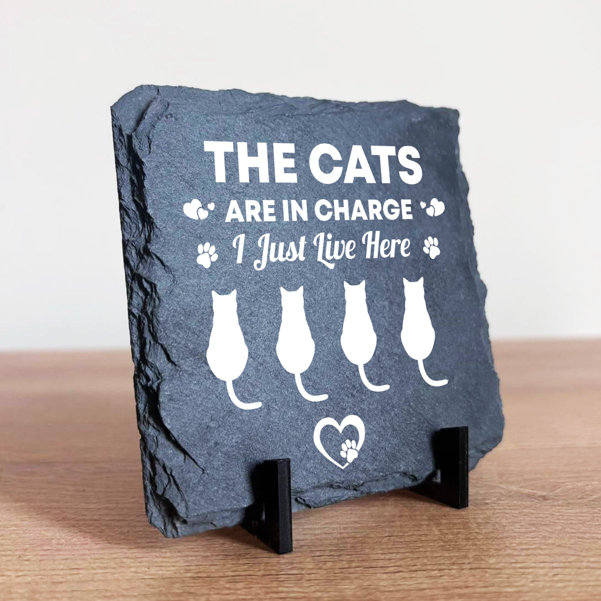 Funny Cat Slate Plaque Gift For Cat Owners Funny Pet Gifts