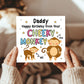 Birthday Card for Daddy From Your Cheeky Monkey Funny Birthday C
