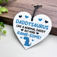 Funny Daddy Gifts Daddysaurus Plaque From Daughter Son Birthday