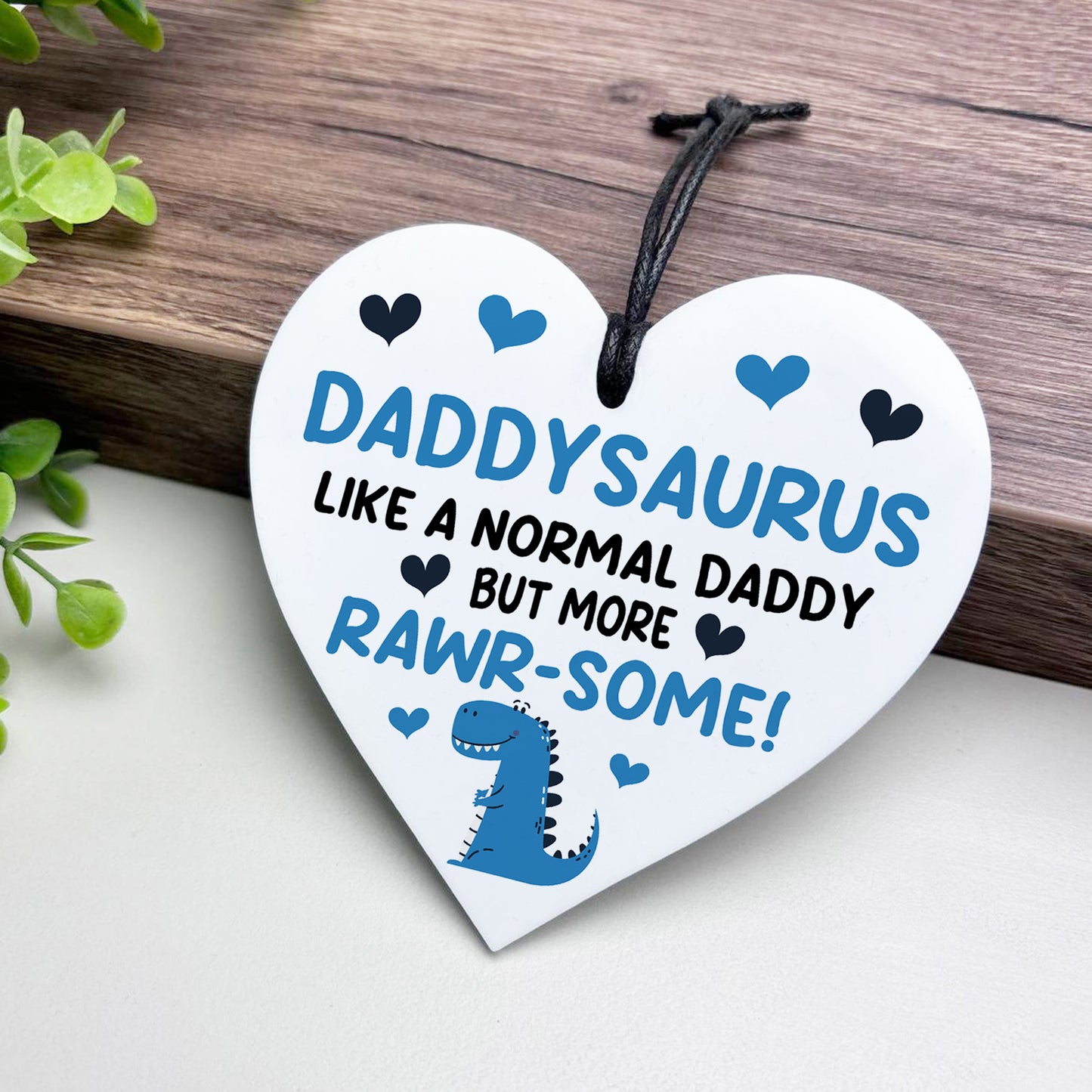 Funny Daddy Gifts Daddysaurus Plaque From Daughter Son Birthday