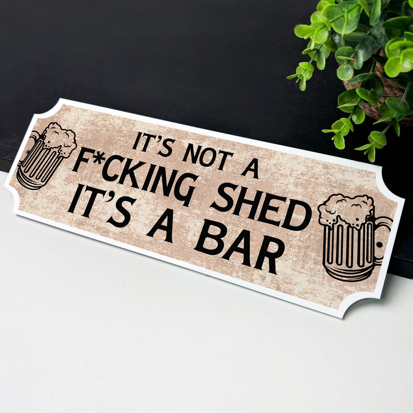 Novelty Home Bar Sign Funny Garden Bar Plaque Man Cave Garage