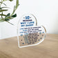 Daddy Gifts From Son Father And Daughter Gifts Acrylic Heart