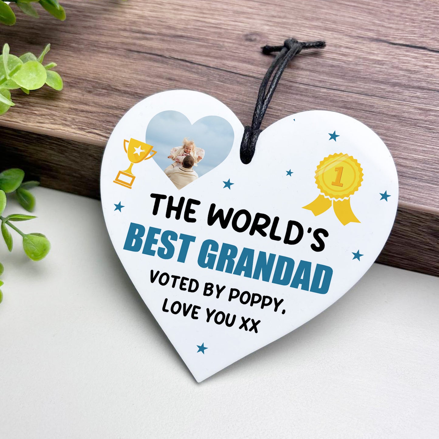 Gift For Grandad For Birthday Fathers Day Plaque Personalised