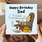 Cards For Dad For Birthday Funny Joke Dad Card With Envelope