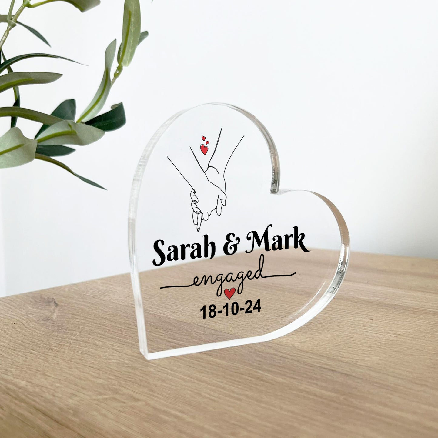 Personalised Engagement Gifts For Couples Congratulations Gift