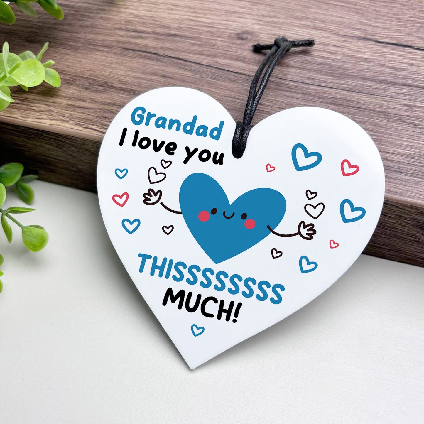Gift For Grandad I Love You This Much BEST GRANDAD Fathers Day