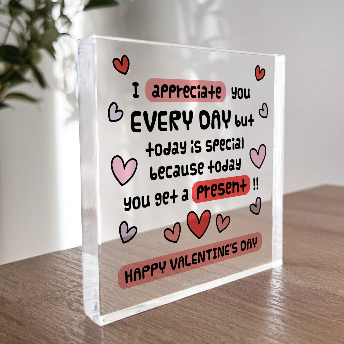 Funny Gift For Boyfriend Girlfriend Husband Wife Acrylic Block