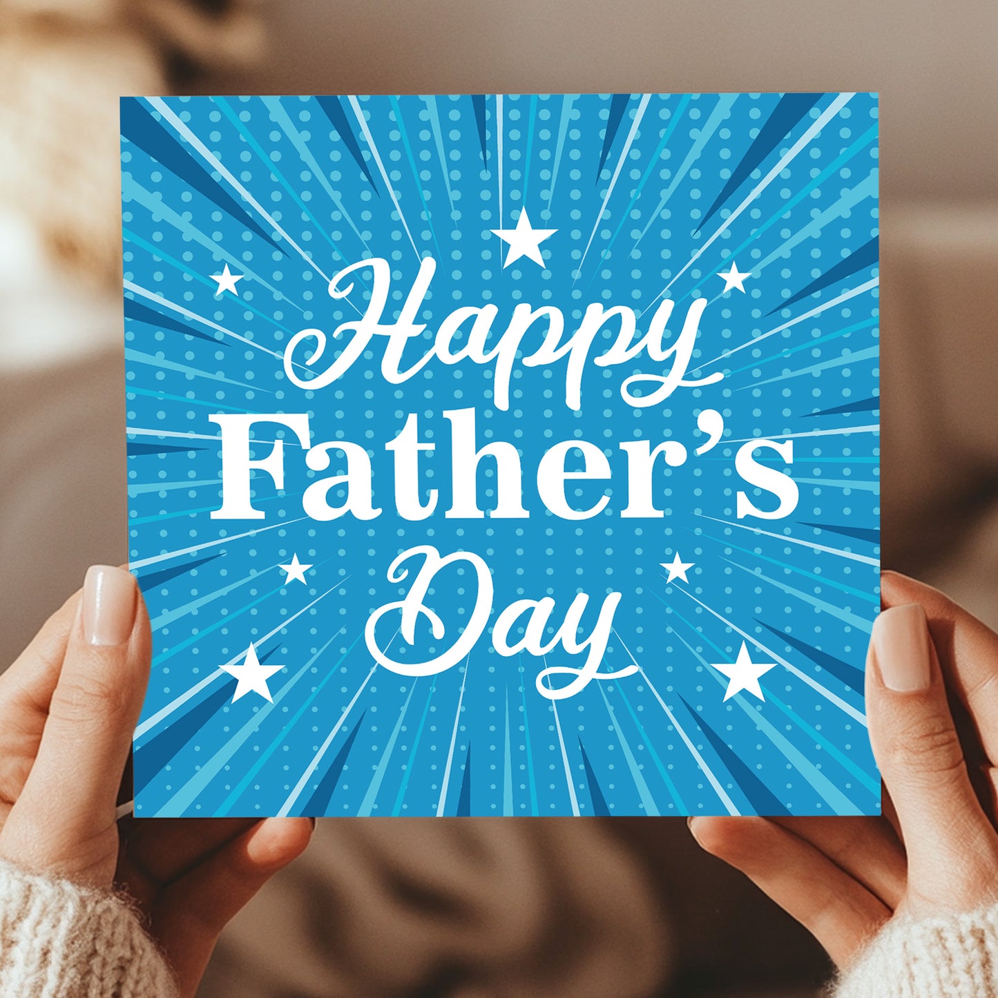 Fathers Day Card Happy Father's Day Card For Dad From Daughter