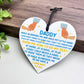 Gift For Daddy From Daughter Son Thank You Gift Acrylic Heart