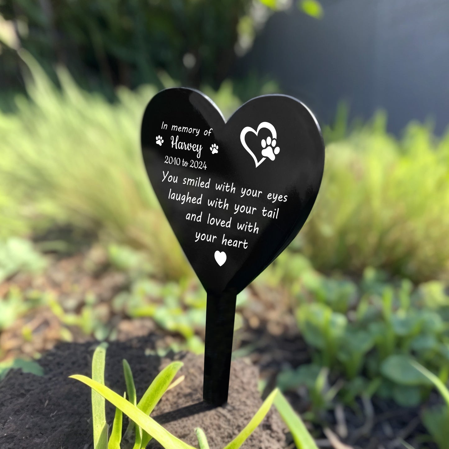 Personalised Dog Memorial Garden Stake Graveside Decorations Pet