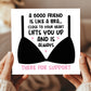 Funny Card For Best Friend Christmas Birthday Kraft Envelope