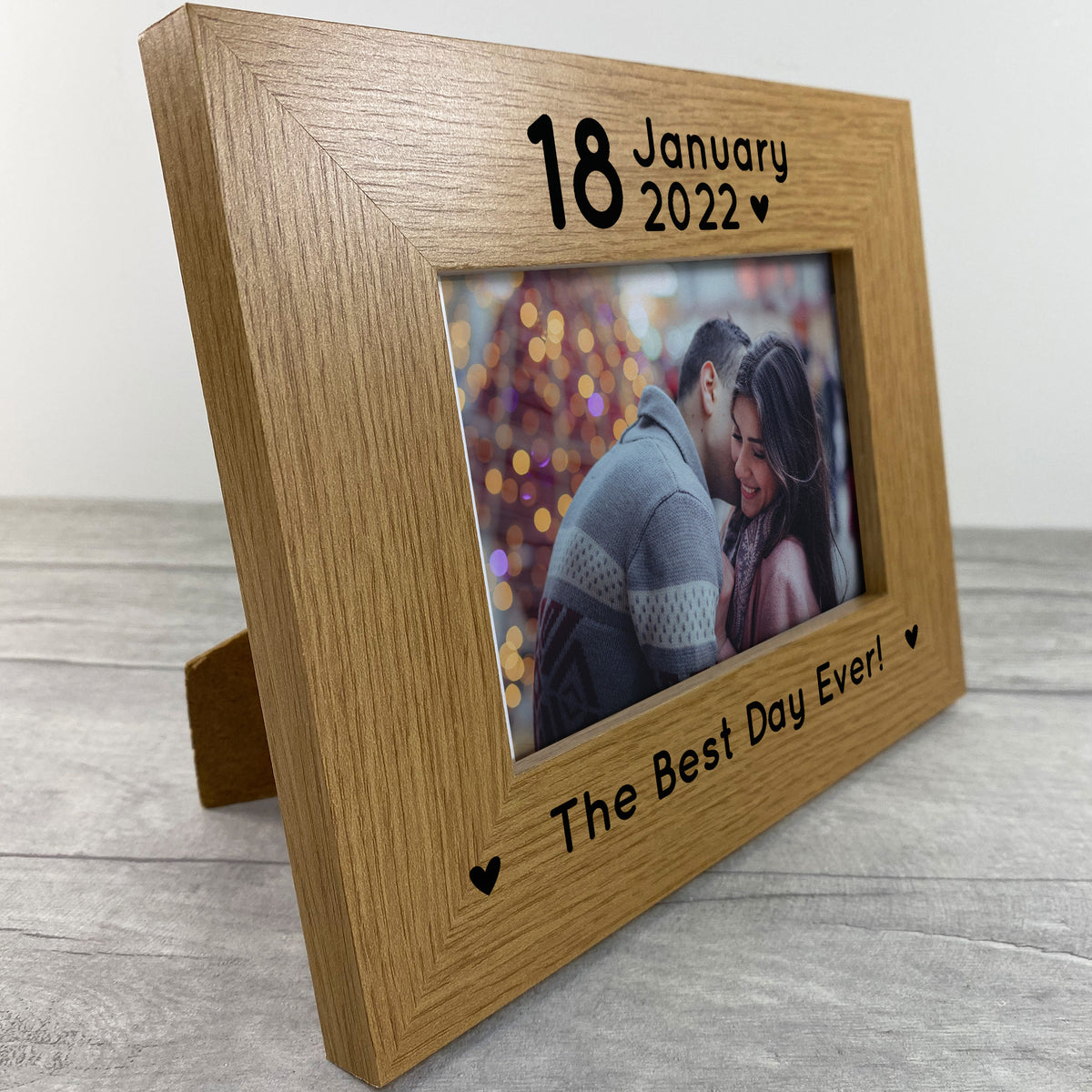 Wedding Anniversary Gift Personalised Photo Frame Gift For Him