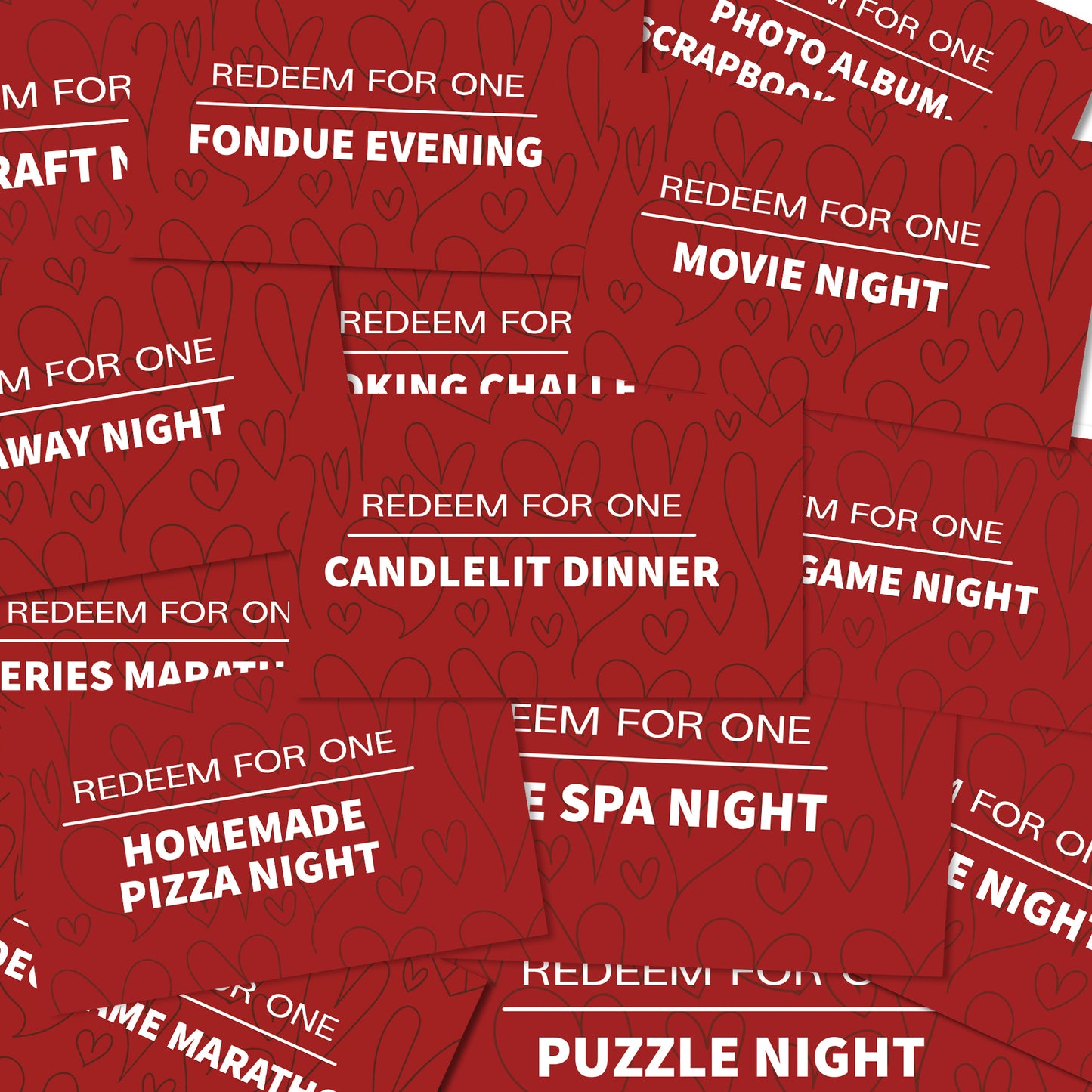 Date Night Cards Coupon Book Gift For Boyfriend Husband Wife