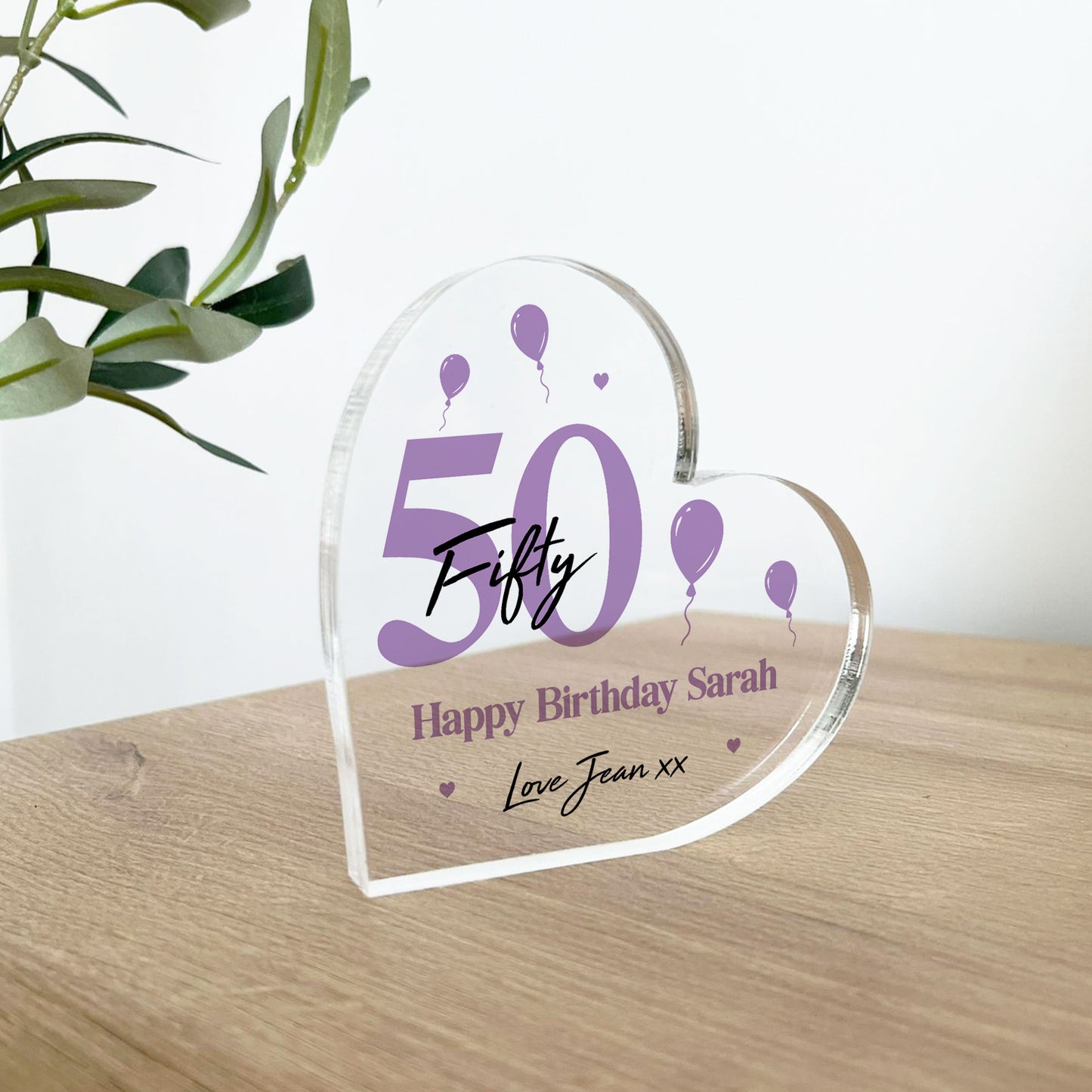 PERSONALISED 50th Birthday Gifts For Women Mum Sister Auntie Nan