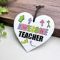 Teacher Gift Hanging Heart Thank You Gift AWESOME Teacher