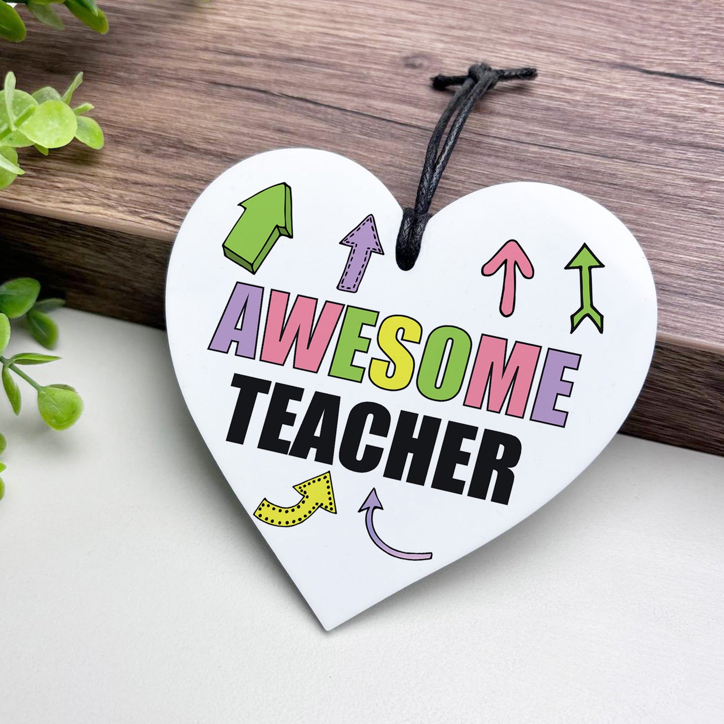 Teacher Gift Hanging Heart Thank You Gift AWESOME Teacher