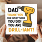 Funny DIY Handyman Dad Card For Fathers Day Birthday Novelty