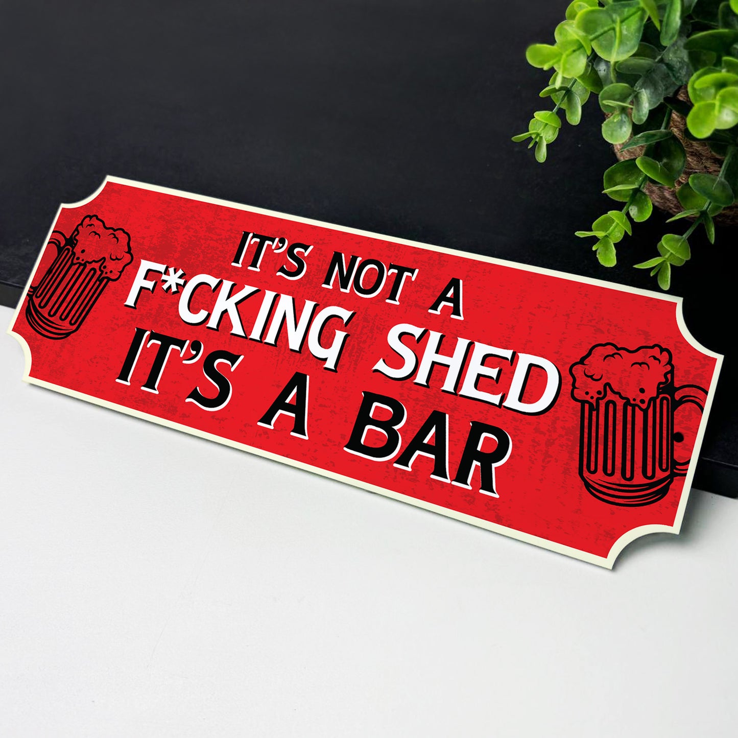 Shed Sign Novelty Home Bar Sign Garden Shed Wall Plaque Garage
