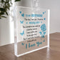 To My Boyfriend Gift For Birthday Christmas Freestanding Acrylic