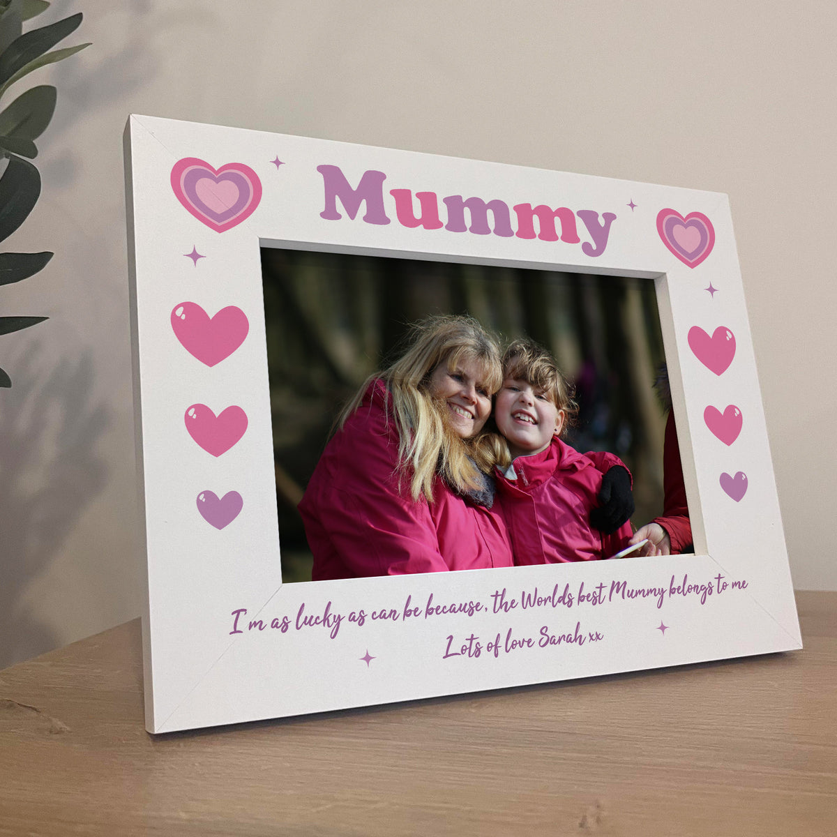 Mummy 7x5 White Frame Gift For Mum Mummy Gifts From Daughter