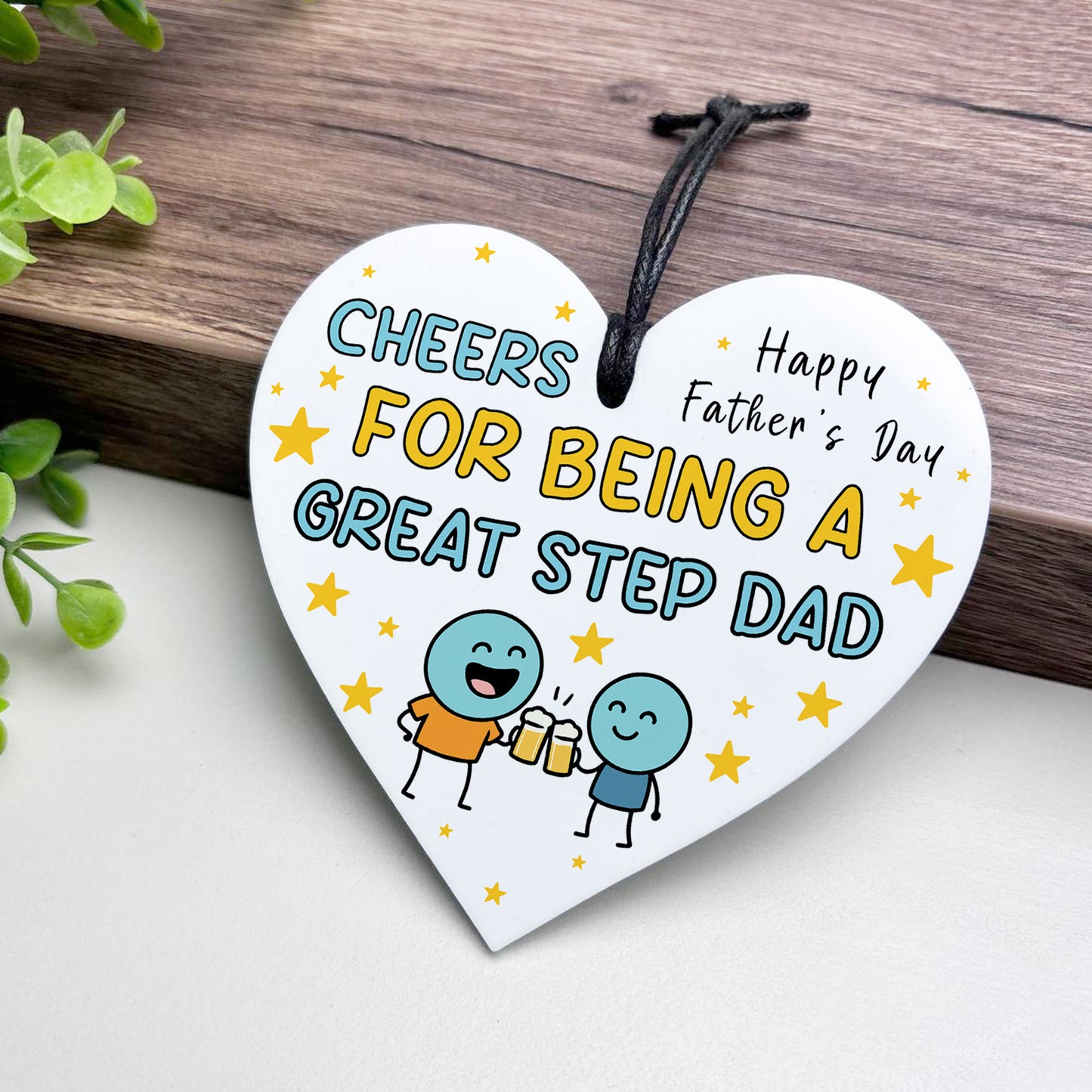 Cheers For Being A Great Step Dad Funny Fathers Day Gift