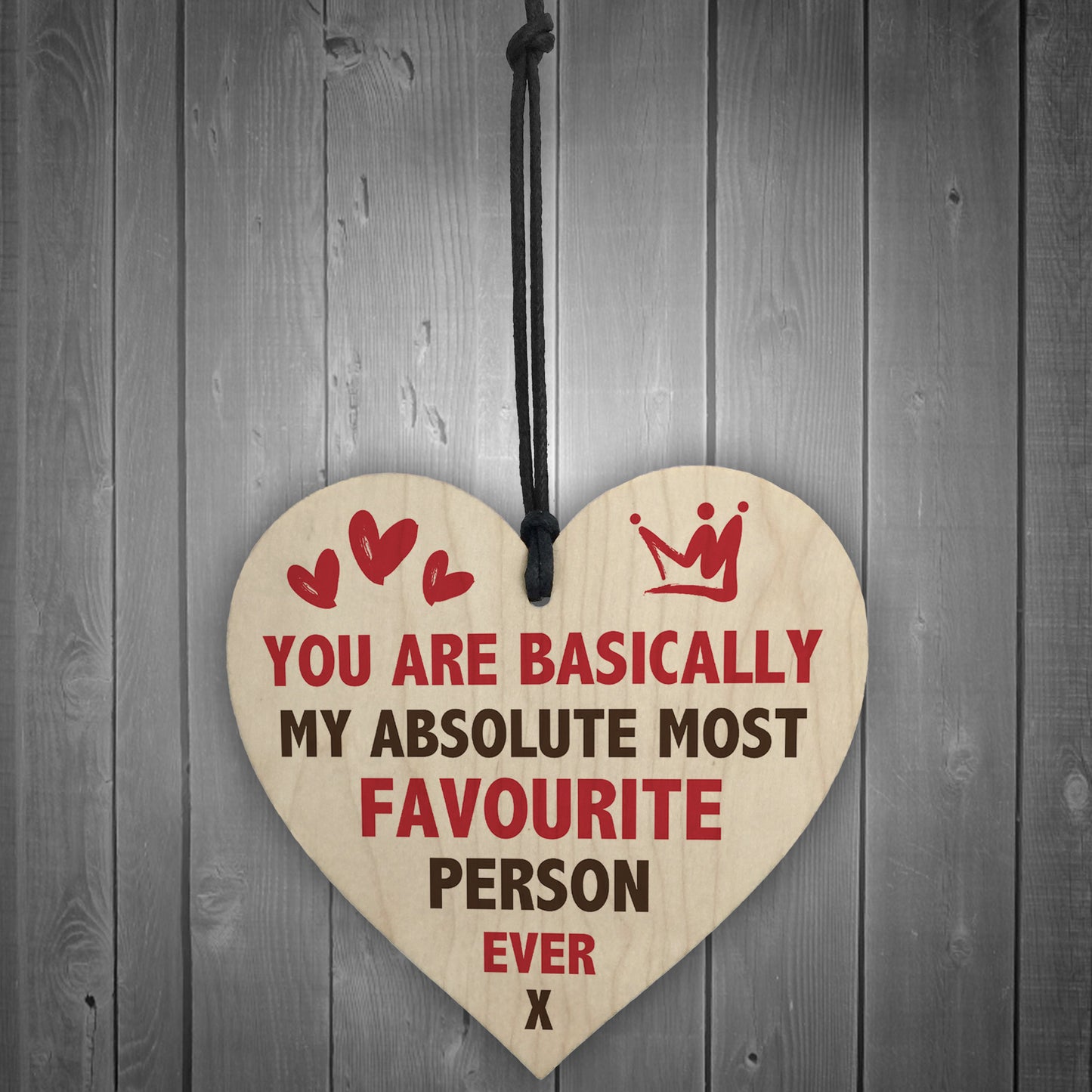 MOST FAVOURITE PERSON EVER Funny Gift For Boyfriend Girlfriend