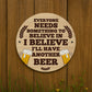 Funny Bar Signs For Home Bar Outside Round Wall Plaque Bar Sign